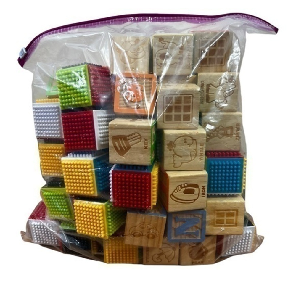 Animal Woden,Number, Alfabet, Block Toy 67 Block